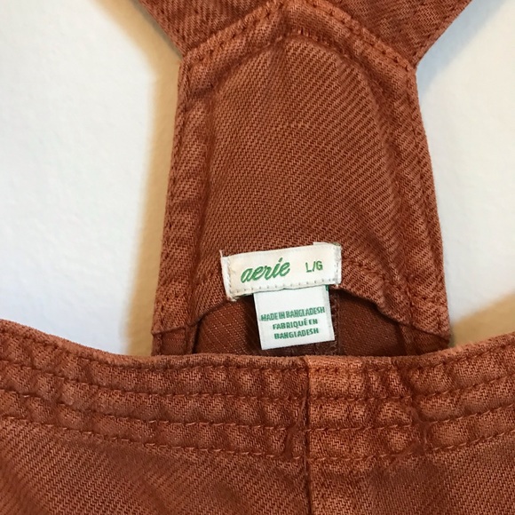 Aerie Twill Overalls - Size Large - Picture 3 of 3